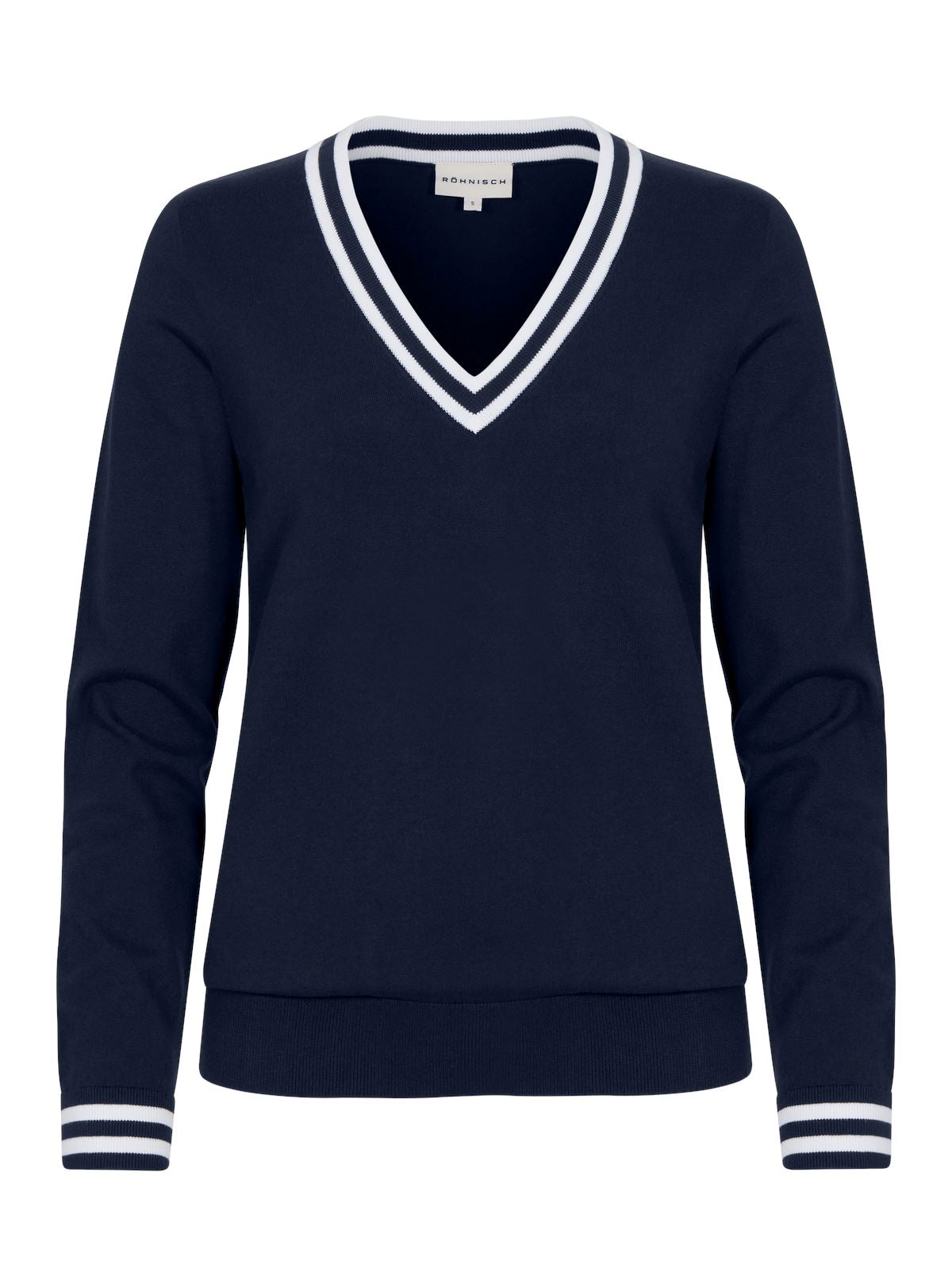 Röhnisch pull Adele knitted sweater, Navy