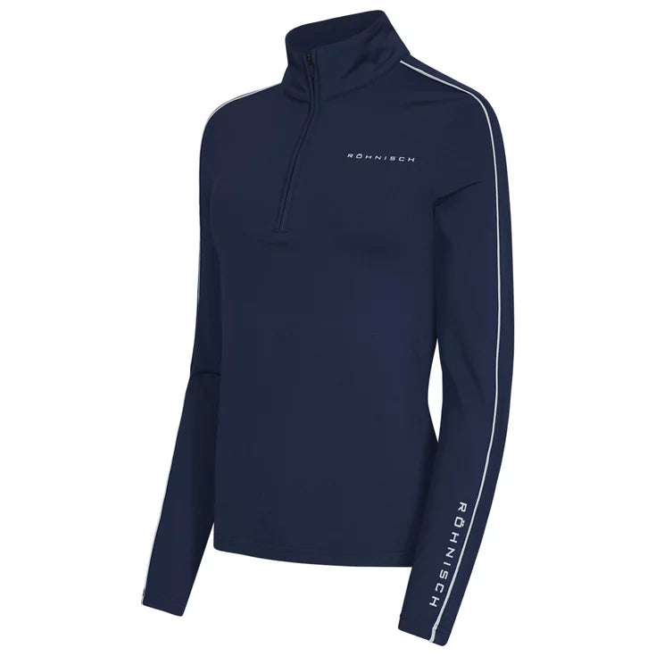 Rohnisch Pull AMIE Demi Zip navy