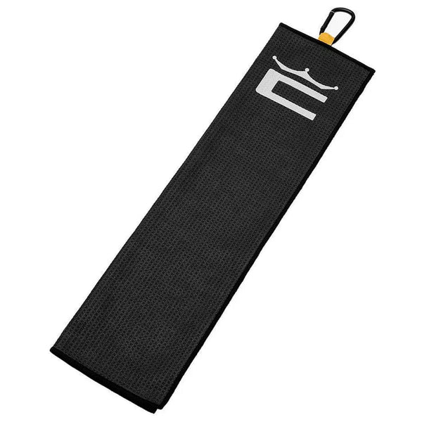 Serviette Cobra Microfiber Tri-Fold Towel Black Serviettes Cobra Golf