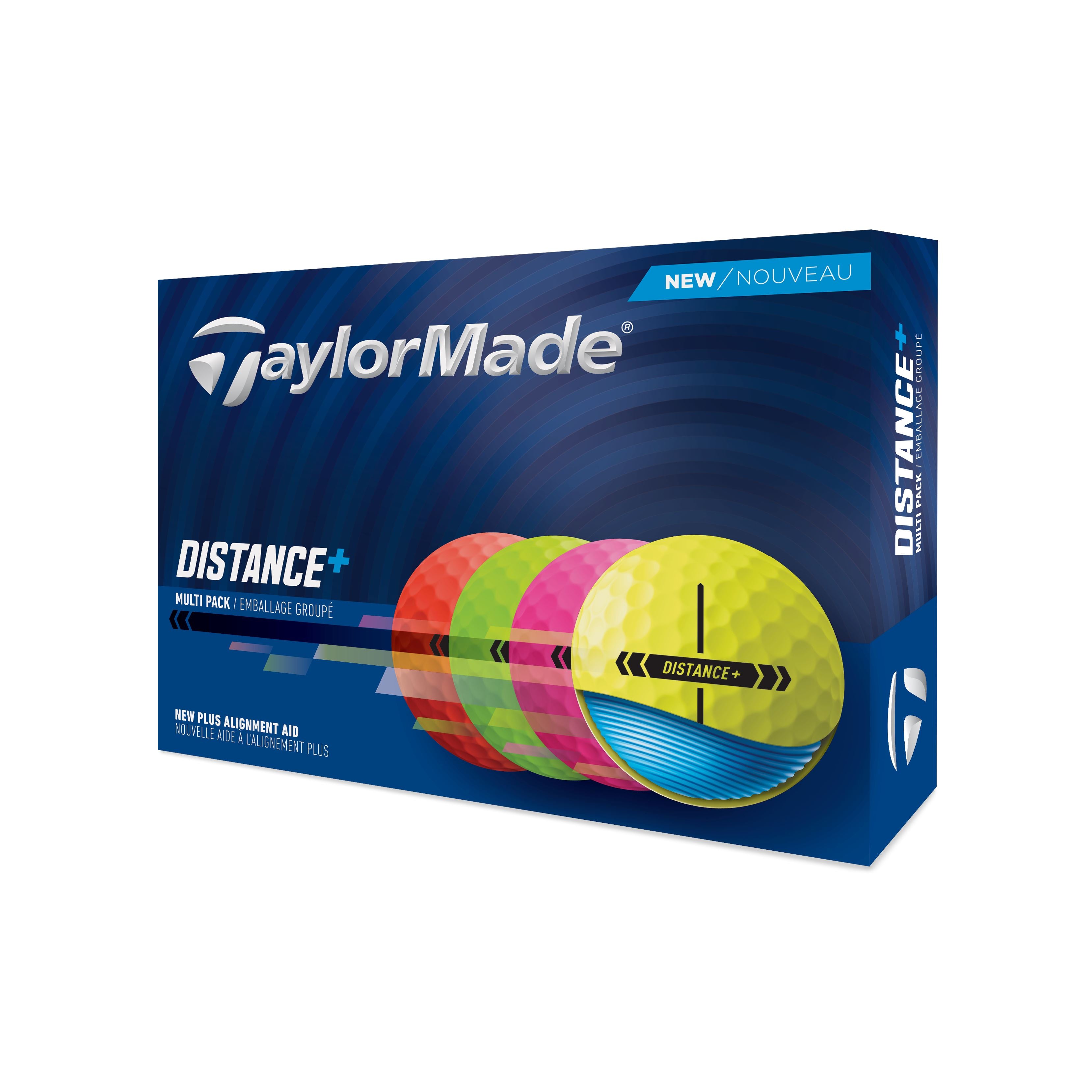 TaylorMade Balles Distance + Multi 2025 (boite de 12)