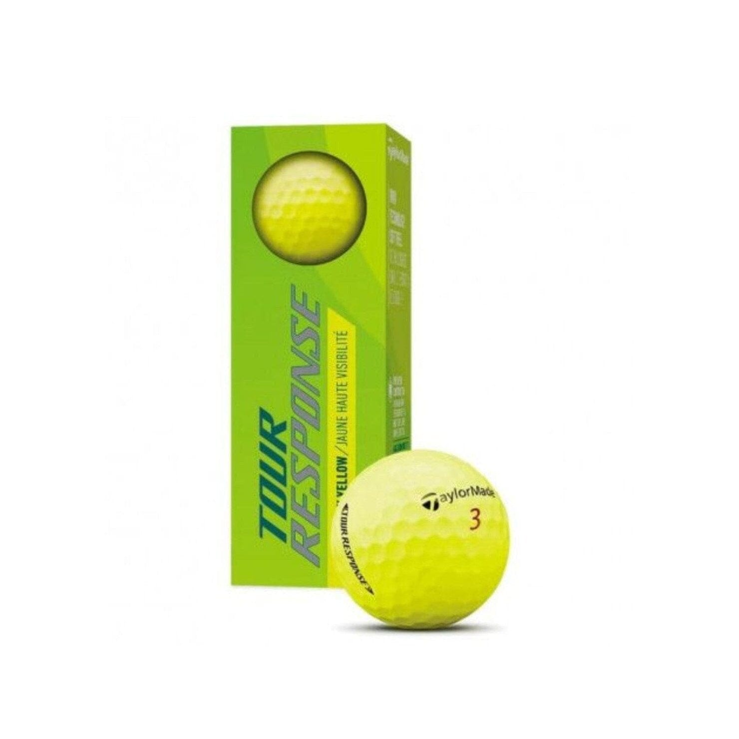 TaylorMade Balles Tour Response Jaune (boite de 12)