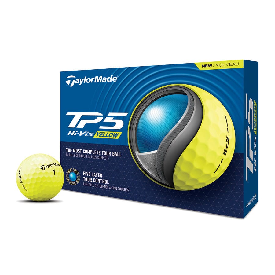 TAYLORMADE BALLES TP5 Jaune 2024