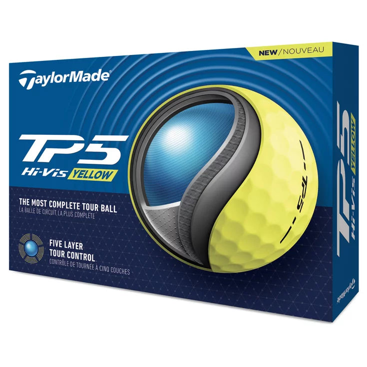 TAYLORMADE BALLES TP5 Jaune 2024