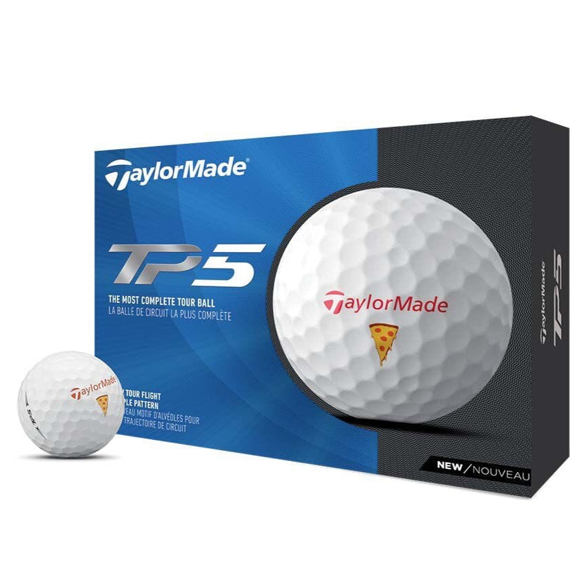 TAYLORMADE BALLES TP5 my symbol pizza (Boite de 12)