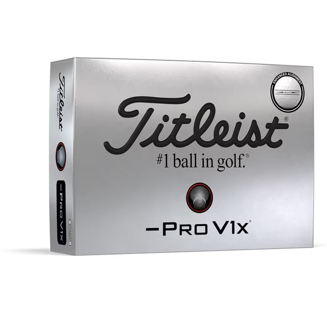 Titleist Pro V1x Left Dash Enhanced alignement (boite de 12)