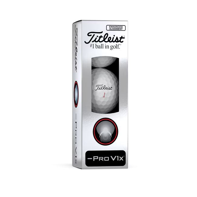 Titleist Pro V1x Left Dash Enhanced alignement (boite de 12)