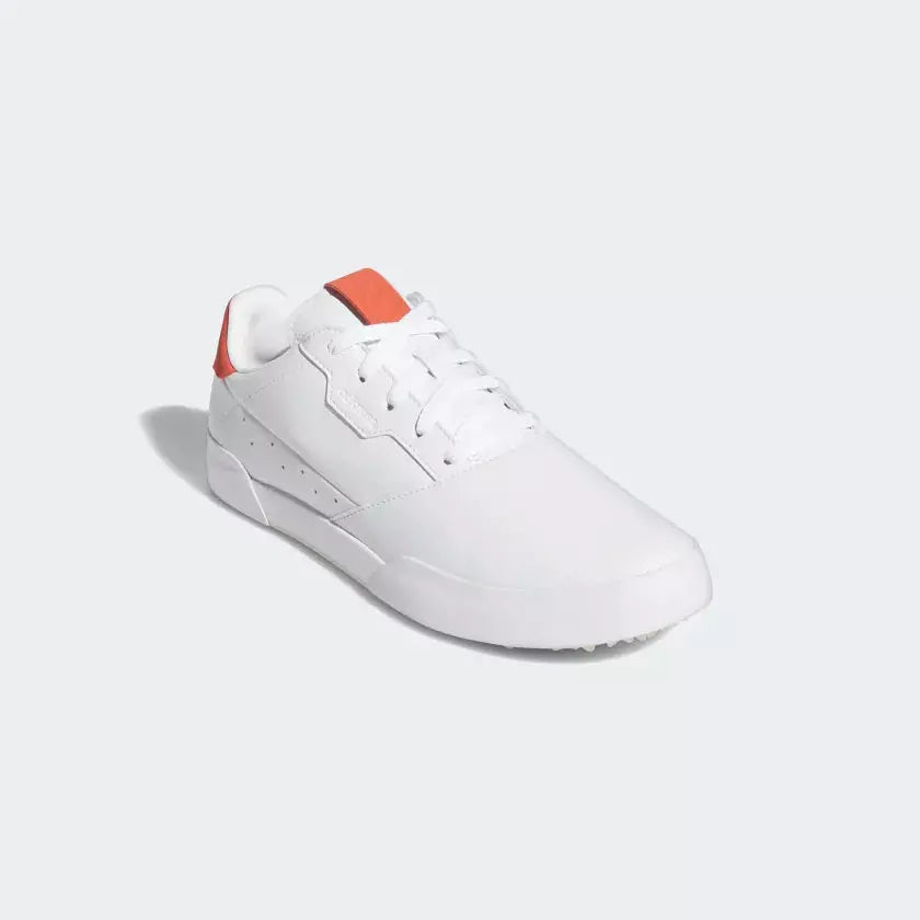 adidas Chaussures de golf adicross retro Cloud White / Altered Amber / Aluminium