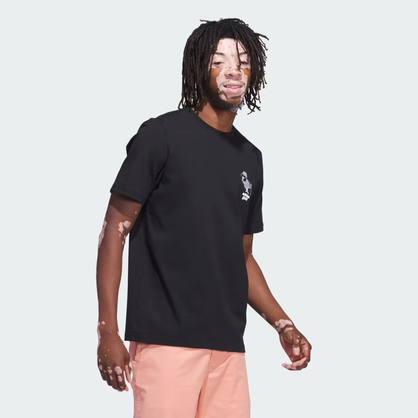 Adidas T Shirt Quiet Please NOIR