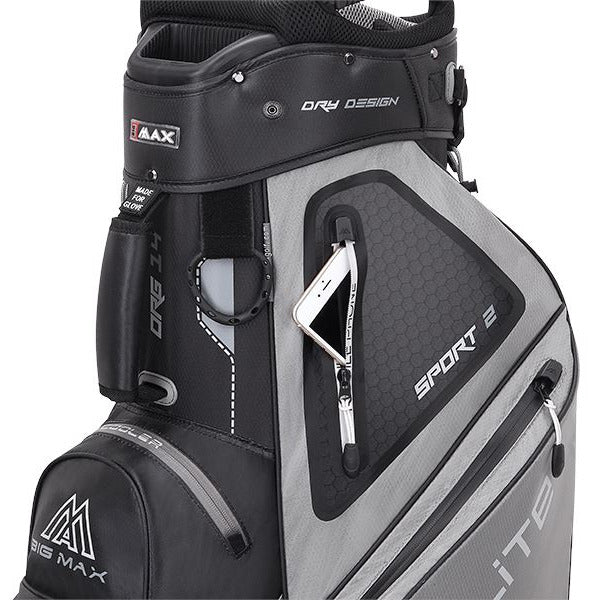 BIG MAX sac chariot DRI LITE SPORT 2 BLACK Grey