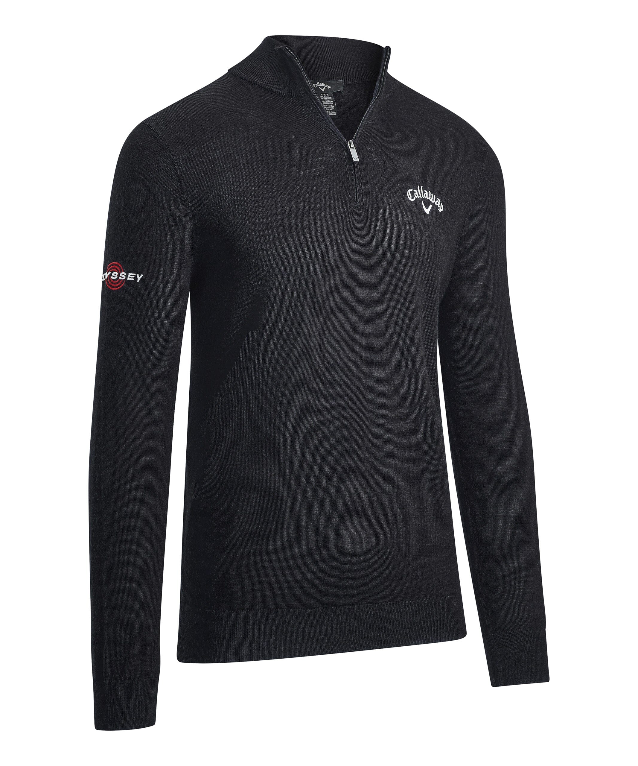 Callaway 1/4 zip Merino Noir