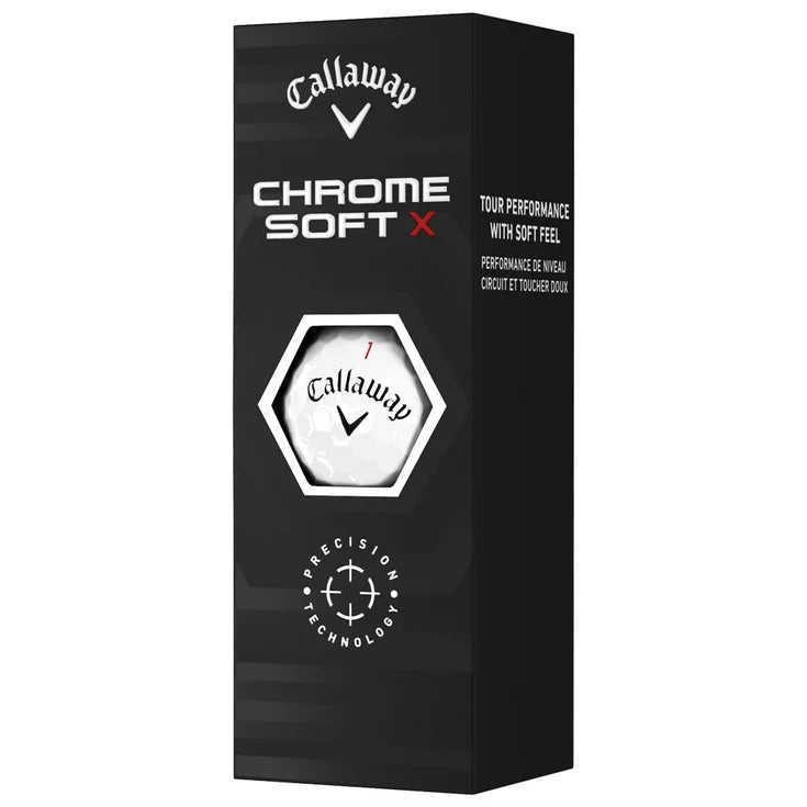 Callaway Balles Chrome Soft X (boite de 12)