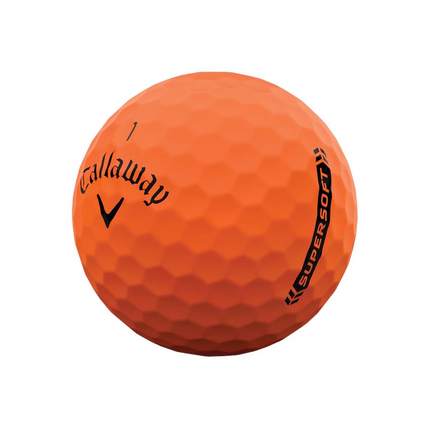 Callaway Balles Supersoft 2023 Orange (boite de 12)