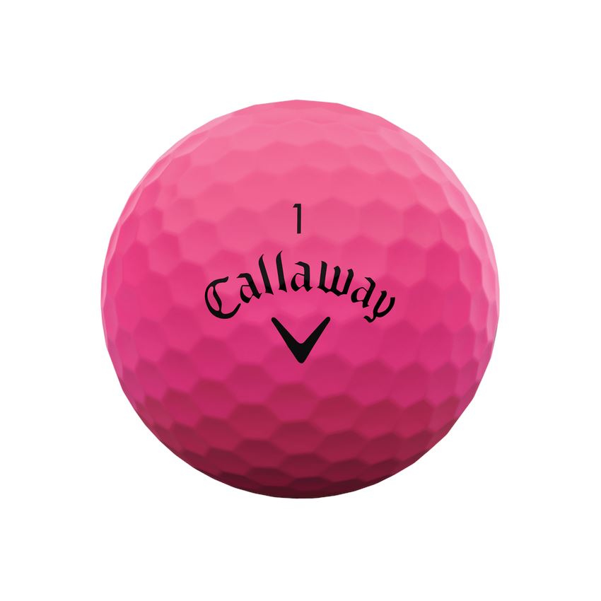 Callaway Balles Supersoft 2023 Pink (boite de 12)