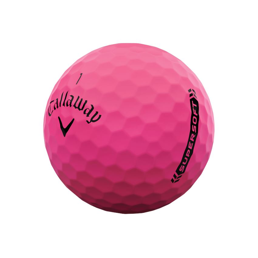 Callaway Balles Supersoft 2023 Pink (boite de 12)