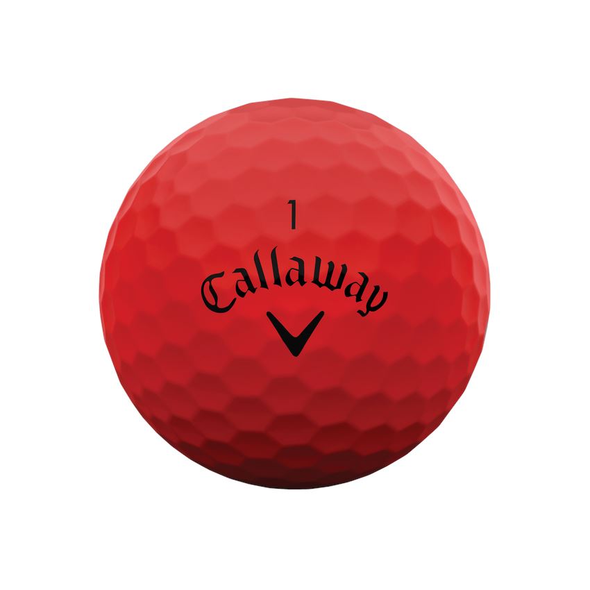 Callaway Balles Supersoft 2023 Rouge (boite de 12)