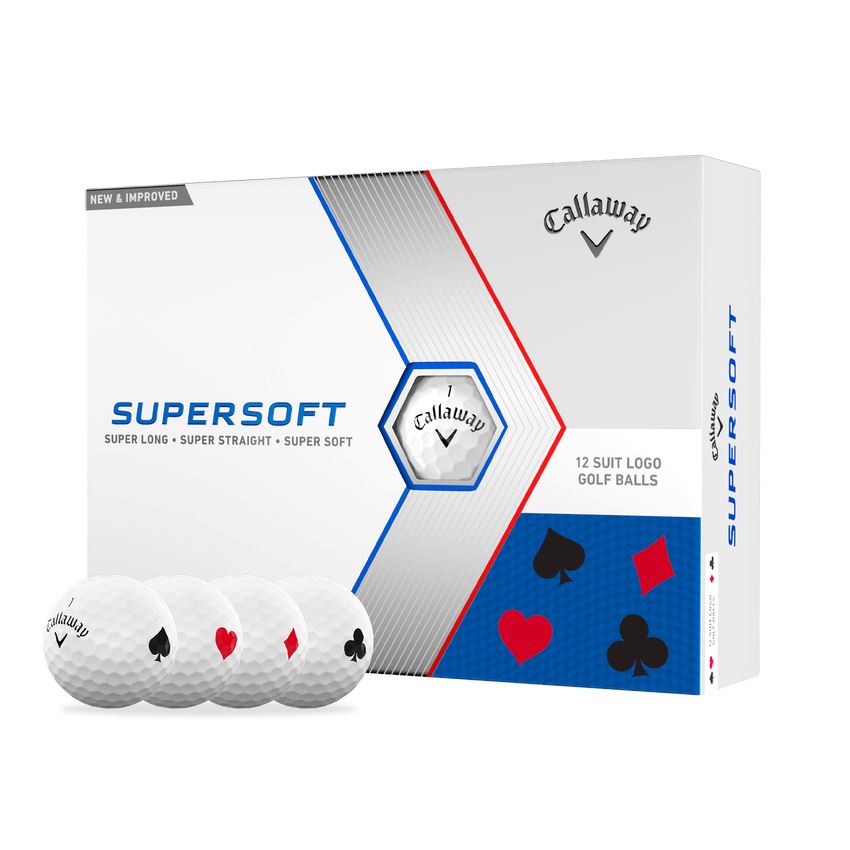 Callaway Balles Supersoft 2023 Suits (boite de 12) Edition limitée