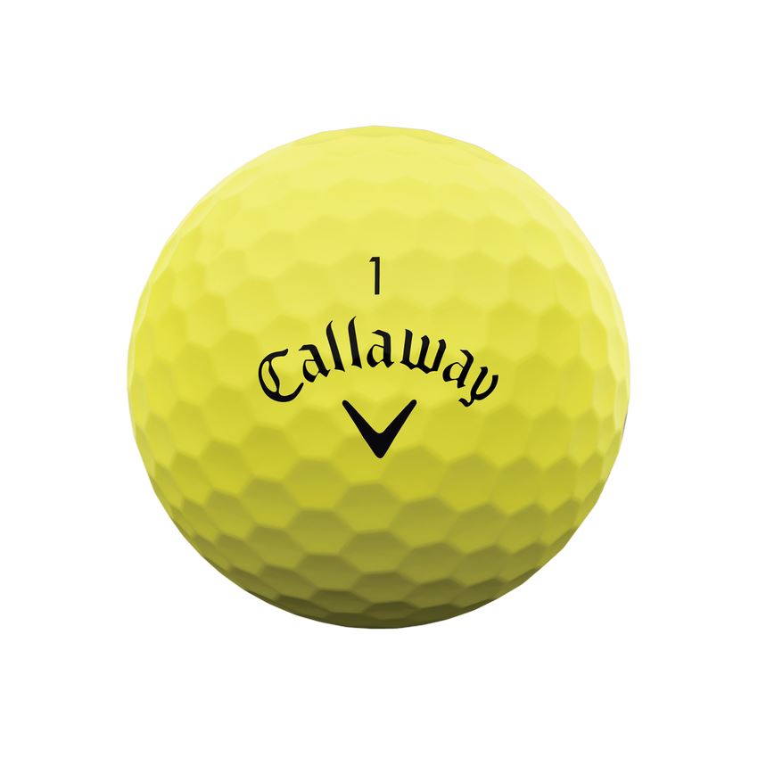 Callaway Balles Supersoft 2023 Yellow (boite de 12)