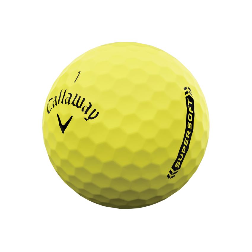 Callaway Balles Supersoft 2023 Yellow (boite de 12)