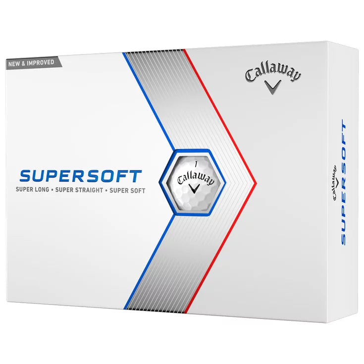 Callaway Balles Supersoft blanche (boite de 12) 2023