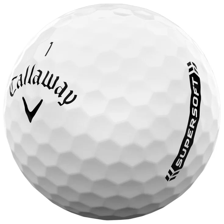 Callaway Balles Supersoft blanche (boite de 12) 2023