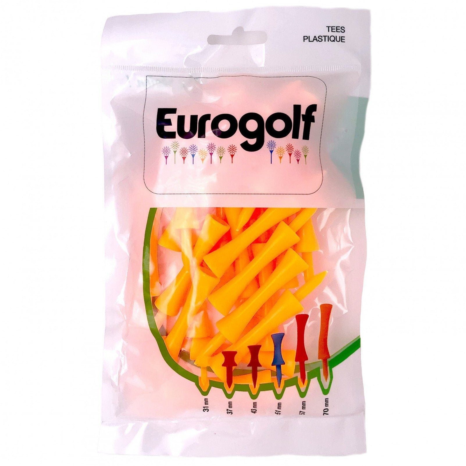 Eurogolf tee plastique 70 mm