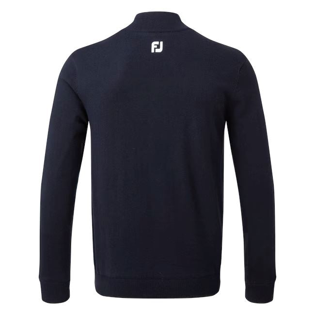 Footjoy 1/2 Zip Pull en laine Membrane Navy