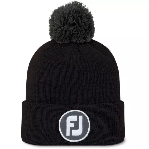 Footjoy bonnet à pompom black 2022