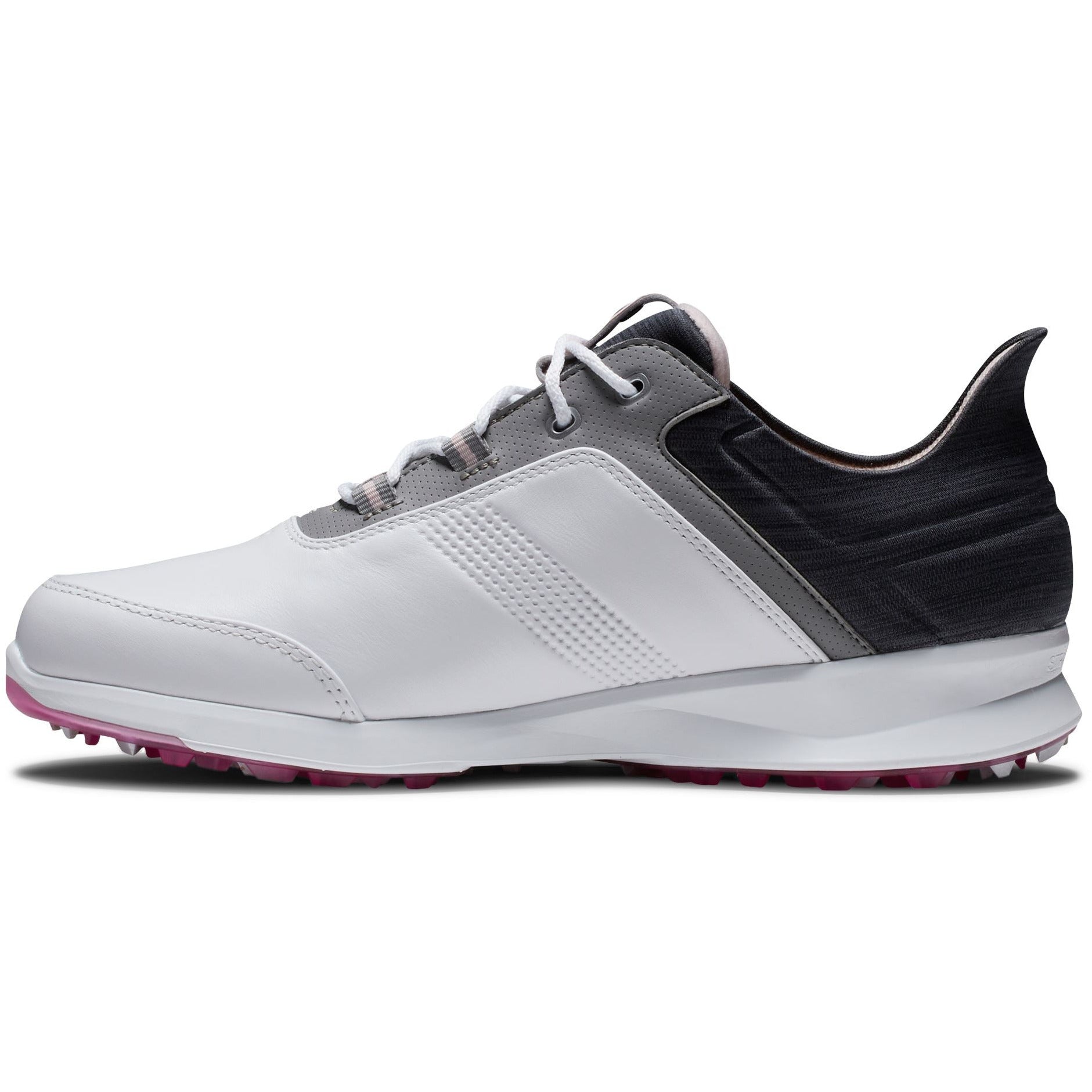 Footjoy Chaussures de golf 2023 Stratos Lady Blanc Anthracite Rose