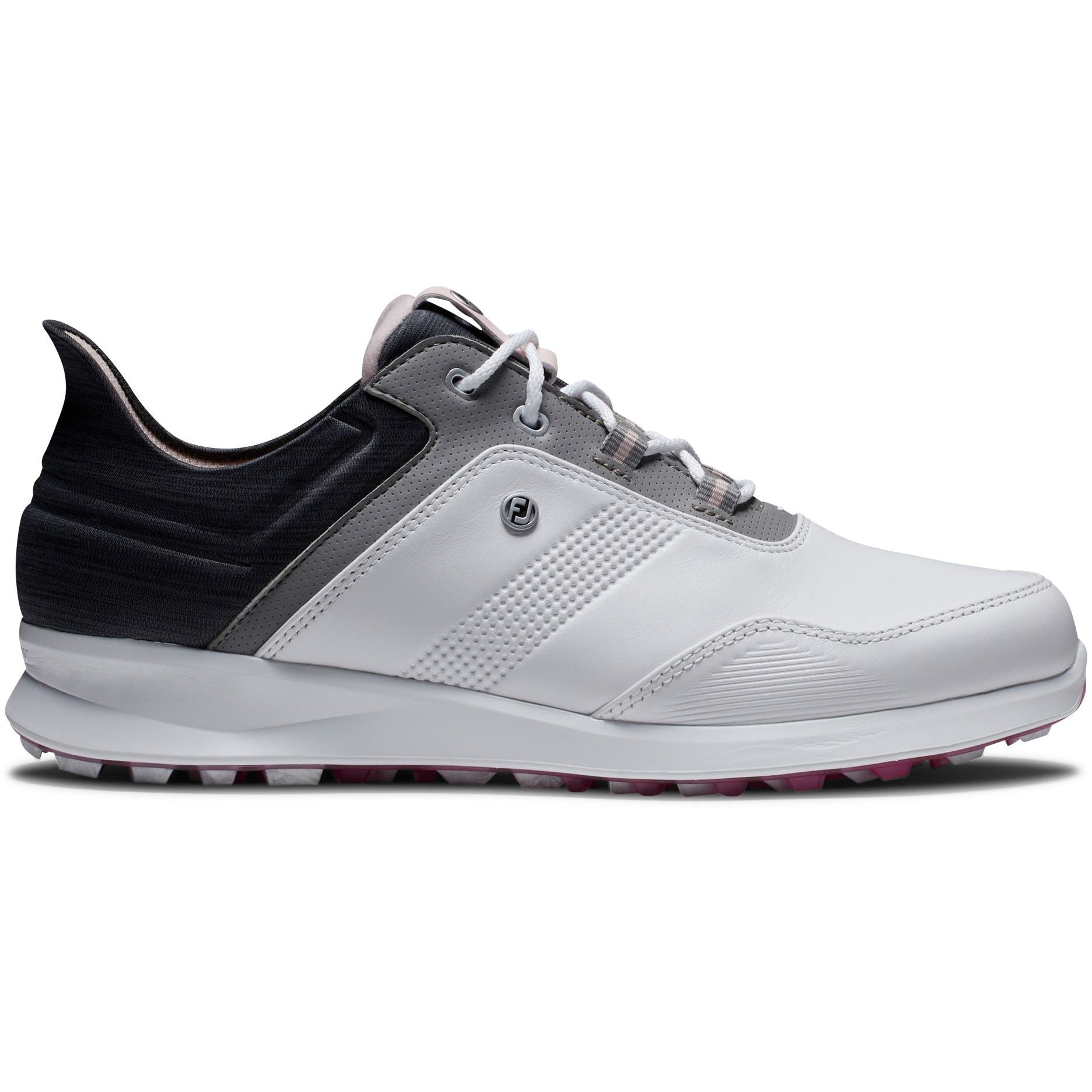 Footjoy Chaussures de golf 2023 Stratos Lady Blanc Anthracite Rose