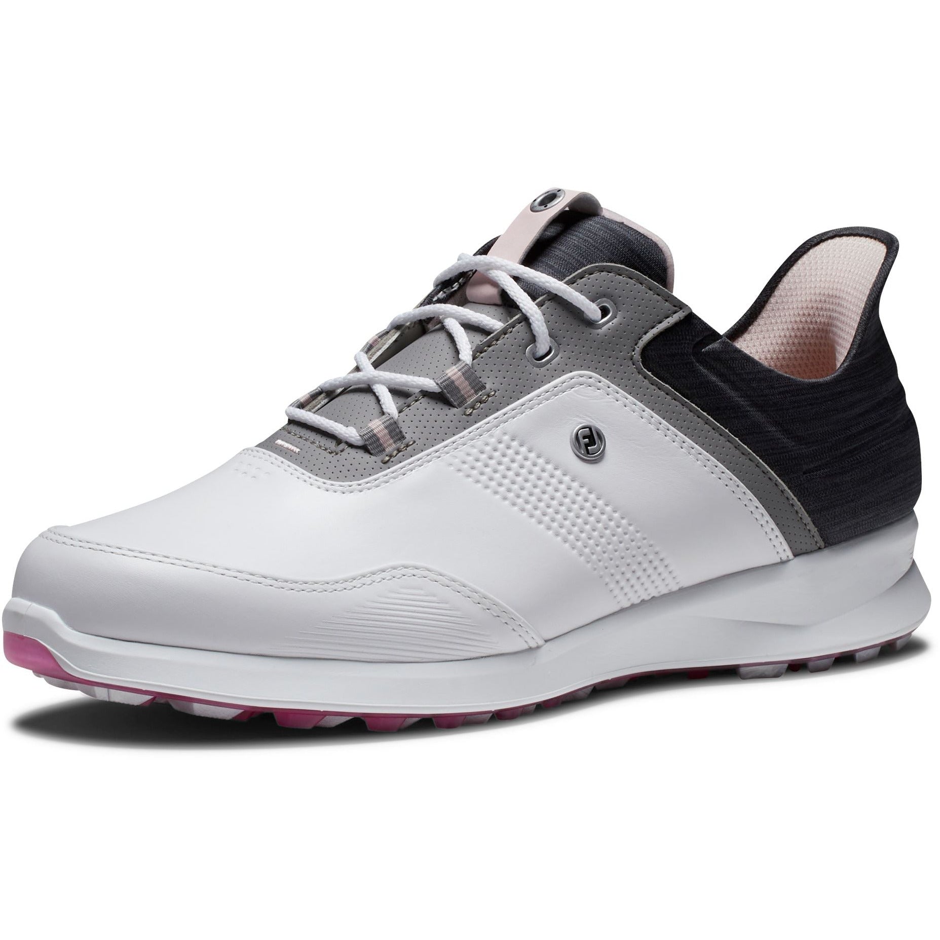 Footjoy Chaussures de golf 2023 Stratos Lady Blanc Anthracite Rose