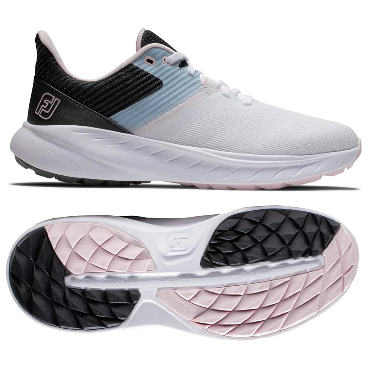 Footjoy Chaussure de golf FLEX LADY White Black Pink