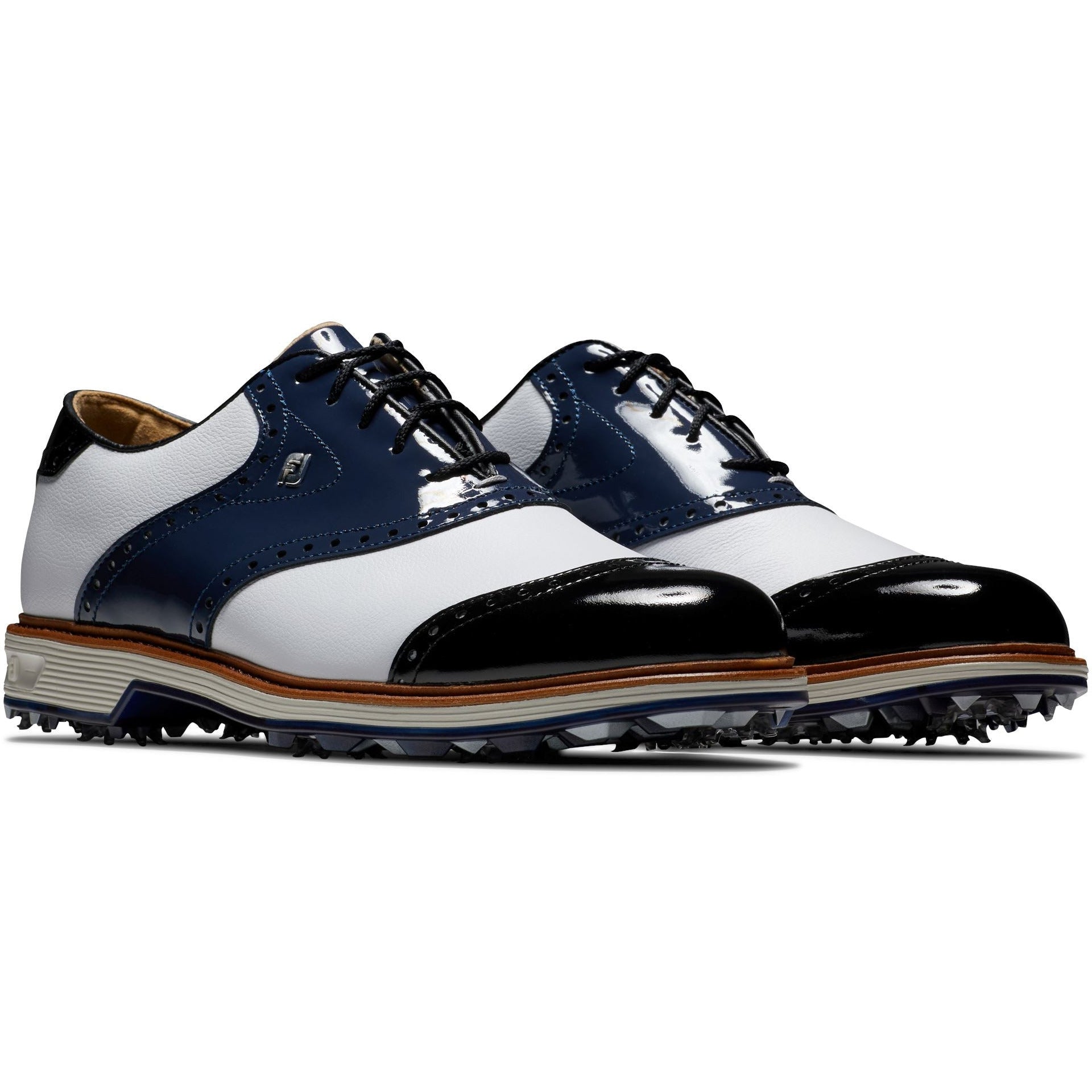 Footjoy chaussure première Series Wilcox Blanche Bleu Noir