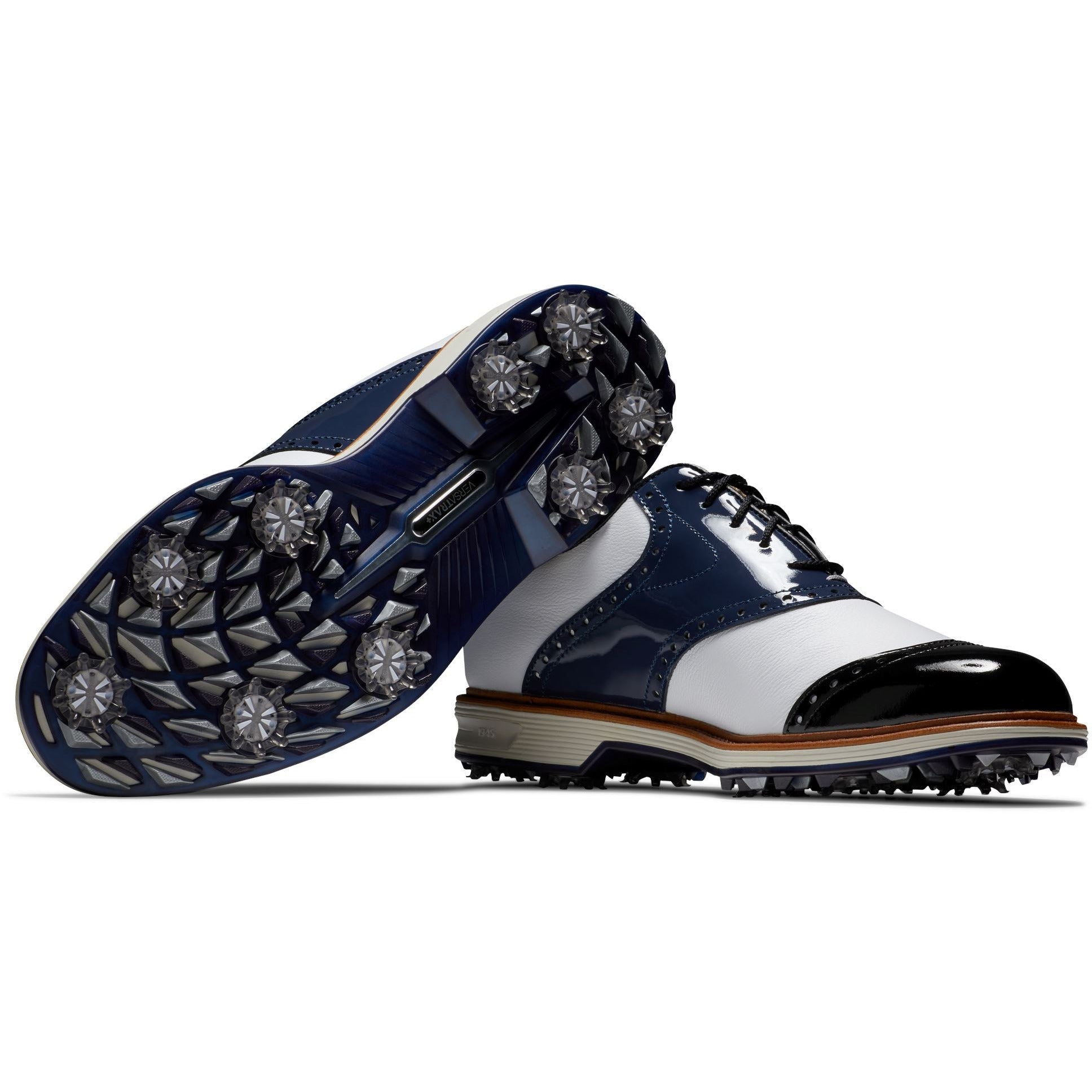 Footjoy chaussure première Series Wilcox Blanche Bleu Noir