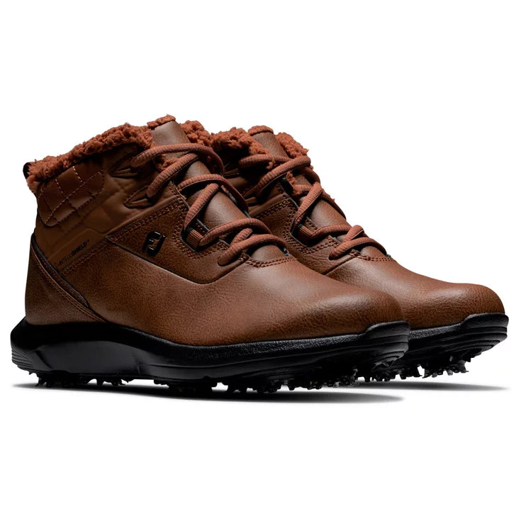 Footjoy Chaussures de golf 2023 Femme Hiver Stormwalker marron