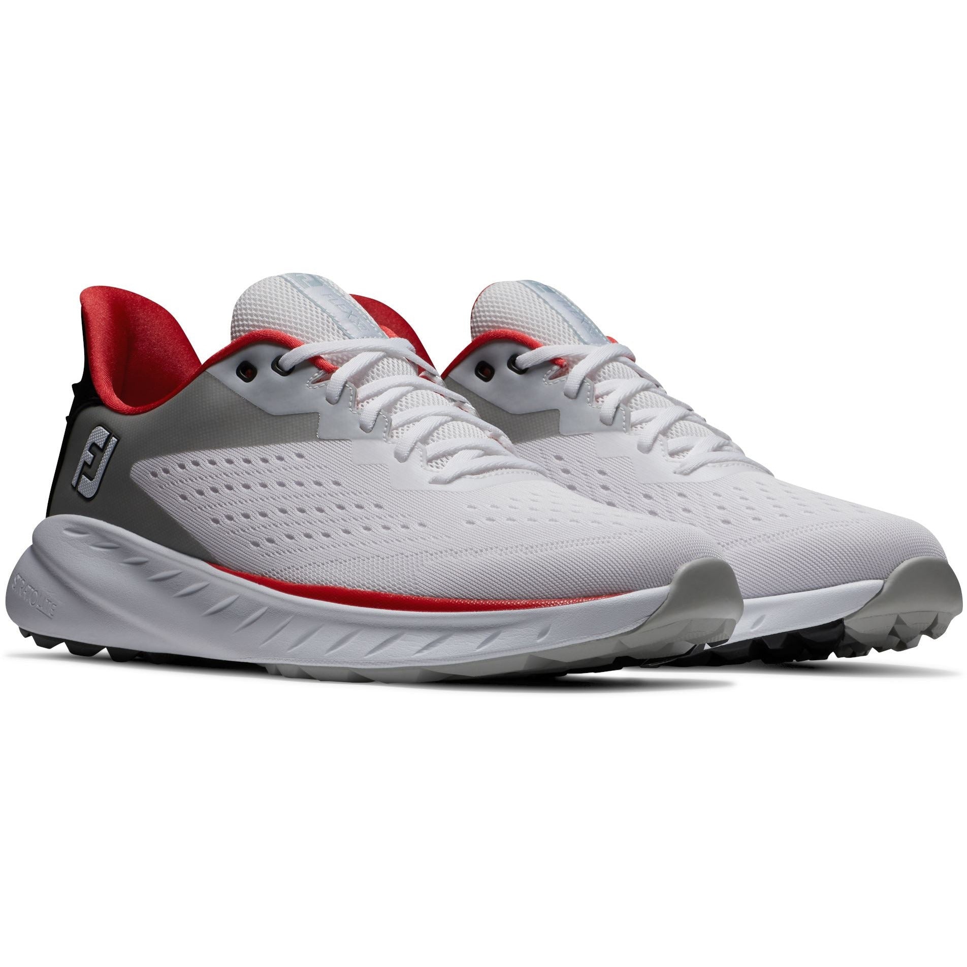 FOOTJOY Flex XP 2023 Blanc Gris Rouge Chaussures homme FootJoy