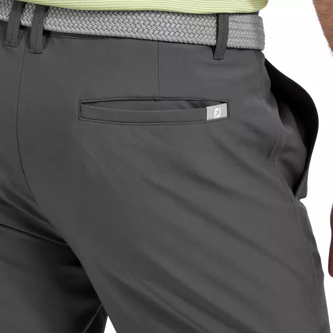 Footjoy Pantalon Performance Tapered Fit Gris Foncé