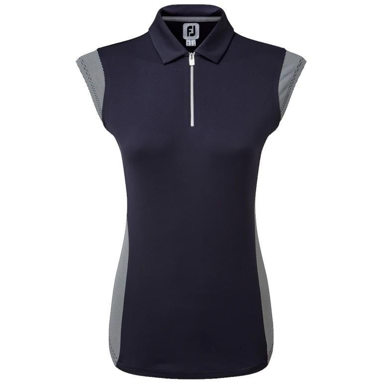 FOOTJOY POLO FEMME STRETCH PIQUE COL V