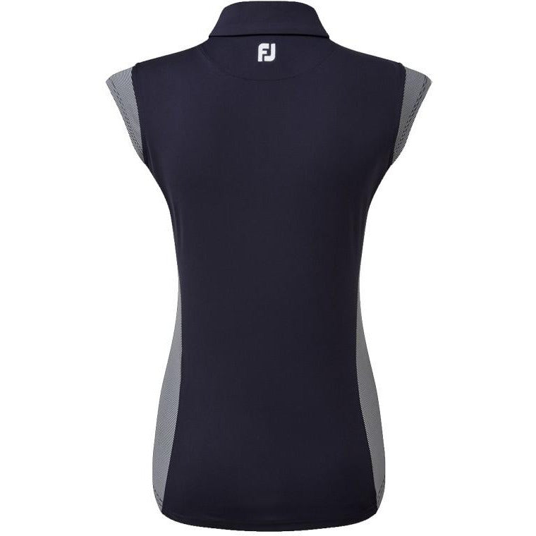 FOOTJOY POLO FEMME STRETCH PIQUE COL V