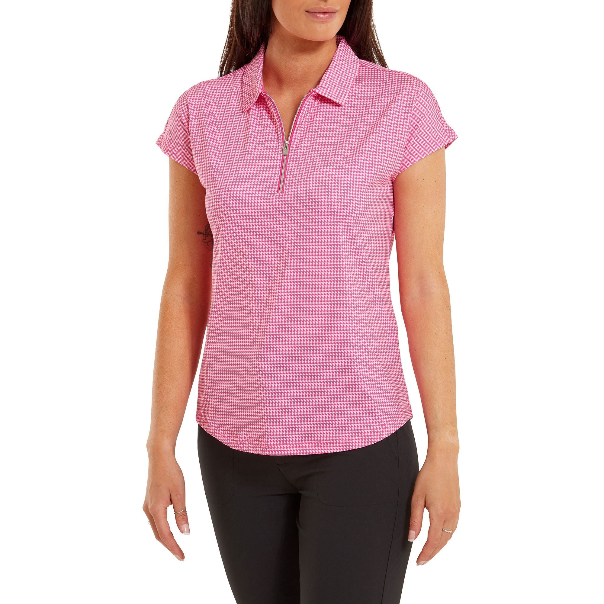 Footjoy polo imprimé été 2023 PINK