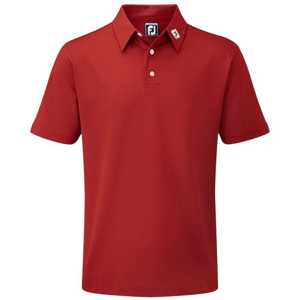 Footjoy polo Stretch Piqué Solid Rouge