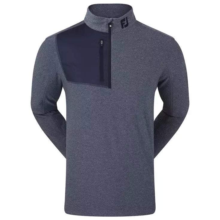 Footjoy Pull Heather Chill Out XP Heather Navy