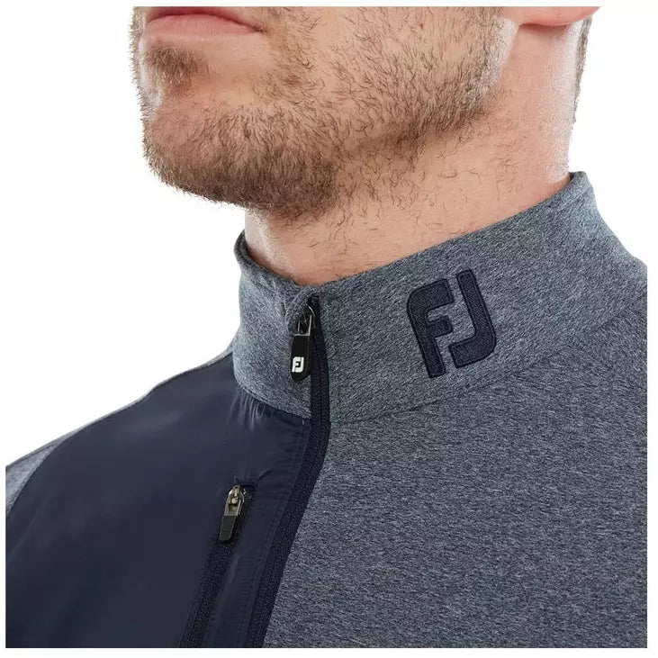 Footjoy Pull Heather Chill Out XP Heather Navy