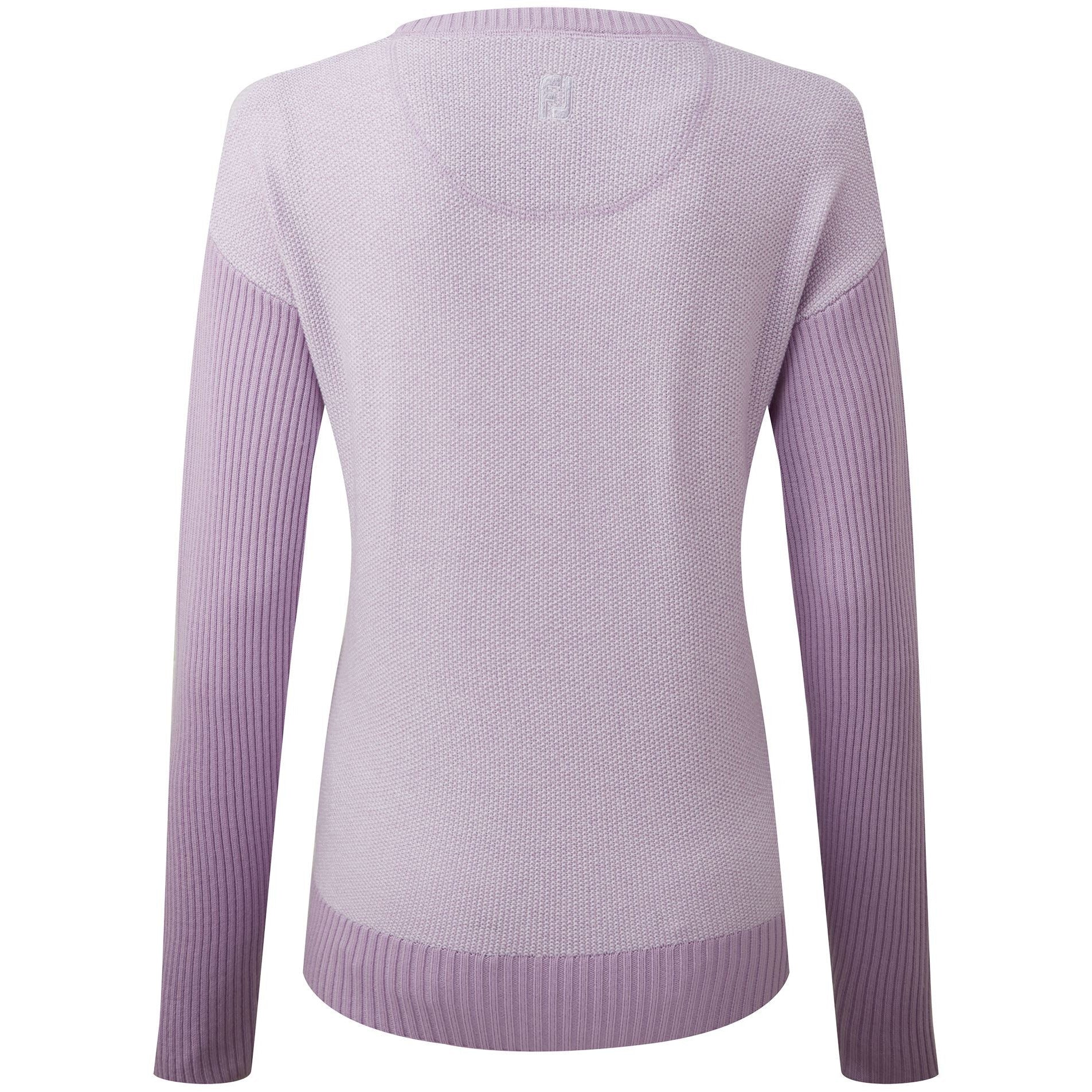 Footjoy pull-over avec col marin Pink