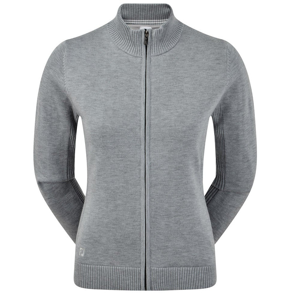 Footjoy Pullover Full-Zip Lined Gris chiné Lady