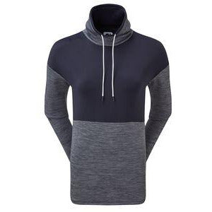 FOOTJOY PULLOVER POLAIRE A COL CHEMINEE NAVY