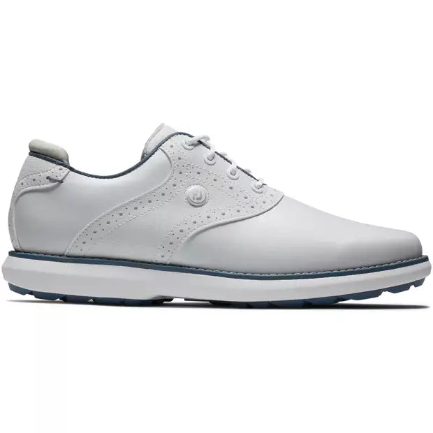 Footjoy Traditions spikeless LADY Blanche Bleu Gris