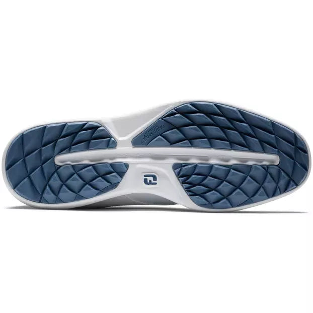 Footjoy Traditions spikeless LADY Blanche Bleu Gris