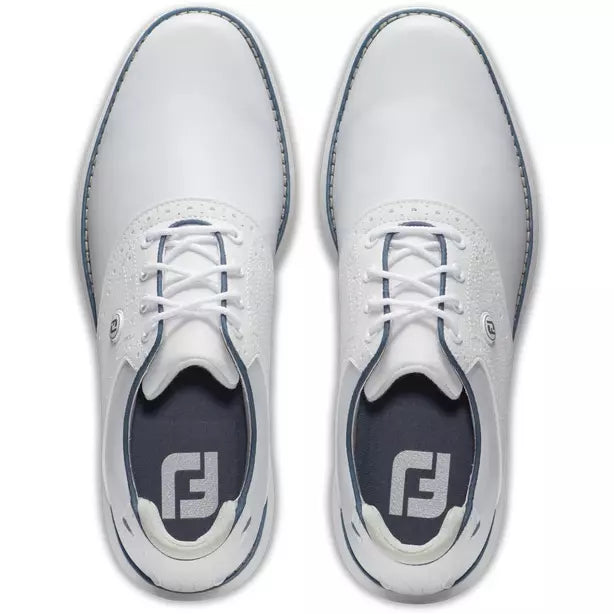 Footjoy Traditions spikeless LADY Blanche Bleu Gris