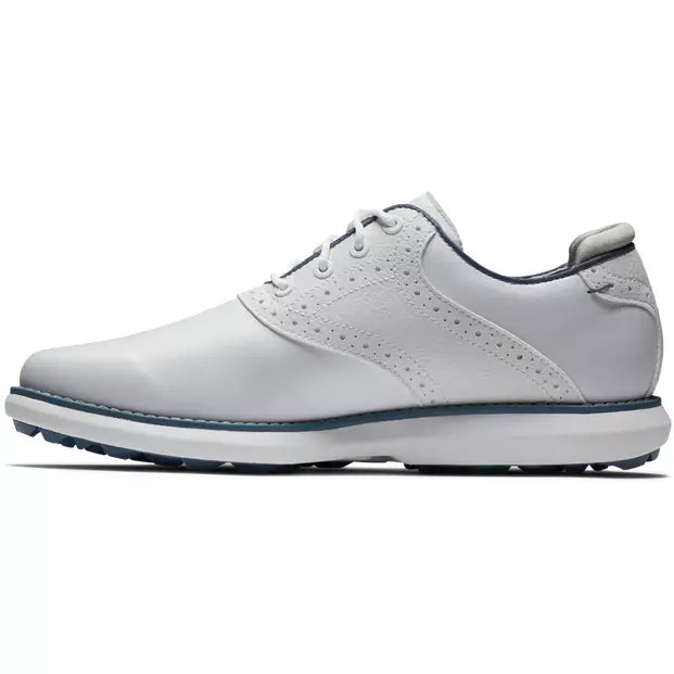 Footjoy Traditions spikeless LADY Blanche Bleu Gris