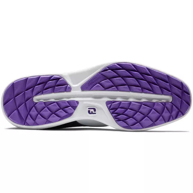 Footjoy Traditions spikeless LADY Blanche Navy violet